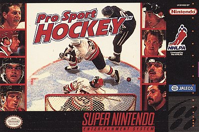 SNES - Pro Sport Hockey Box Art Front