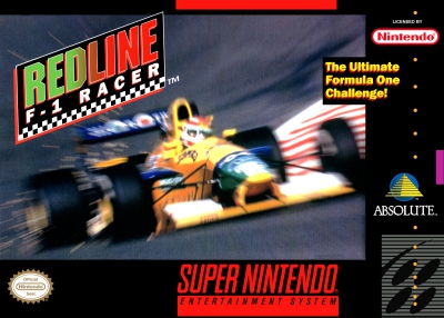 SNES - Redline F 1 Racer Box Art Front
