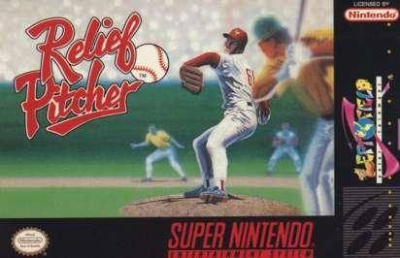 SNES - Relief Pitcher Box Art Front