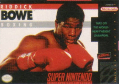SNES - Riddick Bowe Boxing Box Art Front