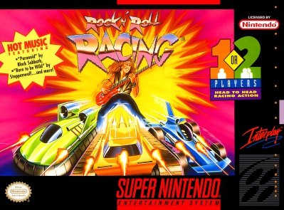 SNES - Rock n' Roll Racing Box Art Front