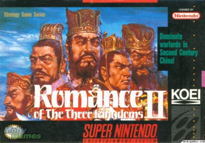 SNES - Romance of the Three Kingdoms II Box Art Front