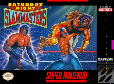 SNES - Saturday Night Slam Masters Box Art Front