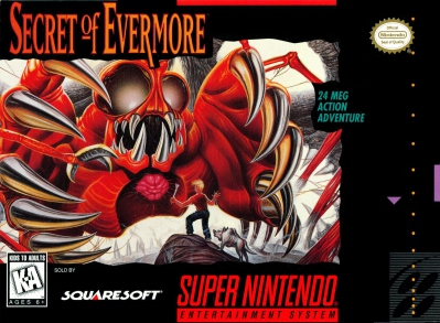 SNES - Secret of Evermore Box Art Front