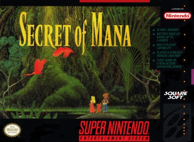 SNES - Secret of Mana Box Art Front