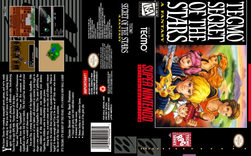 SNES - Secret of the Stars Box Art