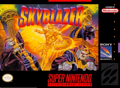 SNES - Skyblazer Box Art Front