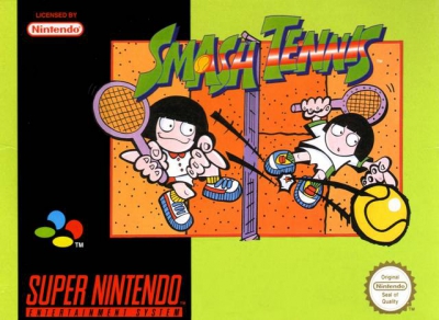 SNES - Smash Tennis Box Art Front