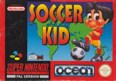 SNES - Soccer Kid Box Art Front