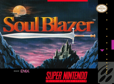 SNES - Soul Blazer Box Art Front