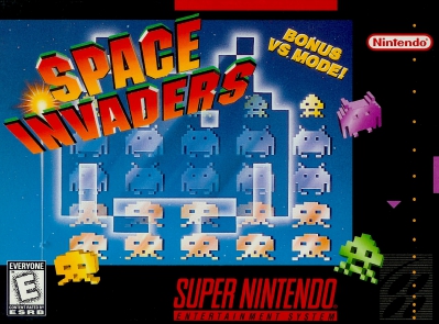SNES - Space Invaders Box Art Front