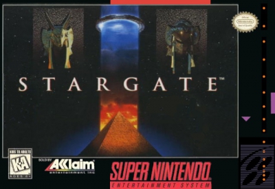 SNES - Stargate Box Art Front
