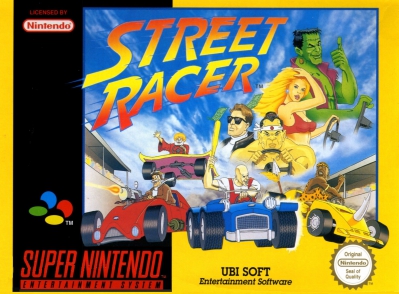 SNES - Street Racer Box Art Front