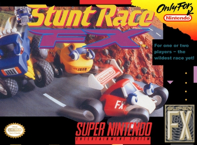 SNES - Stunt Race FX Box Art Front