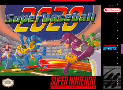SNES - Super Baseball 2020 Box Art Front