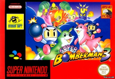 SNES - Super Bomberman 3 Box Art Front