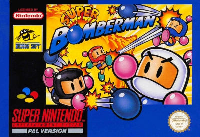 SNES - Super Bomberman Box Art Front