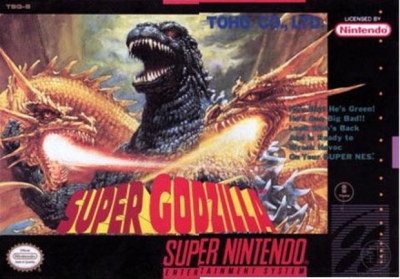 SNES - Super Godzilla Box Art Front