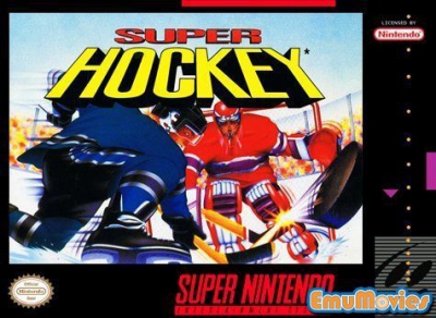 SNES - Super Hockey Box Art Front