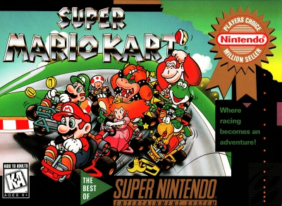 SNES - Super Mario Kart Box Art Front