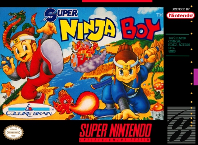 SNES - Super Ninja Boy Box Art Front