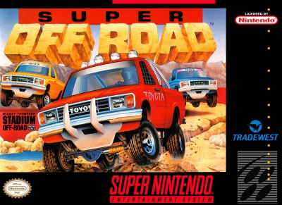 SNES - Super Off Road Box Art Front