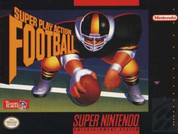 SNES - Super Play Action Football Box Art Front