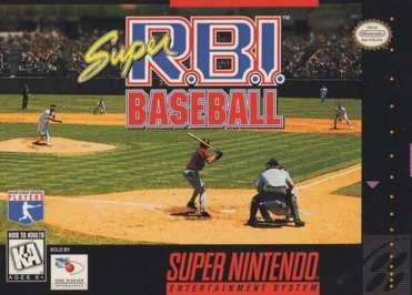 SNES - Super RBI Baseball Box Art Front
