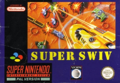 SNES - Super Swiv Box Art Front
