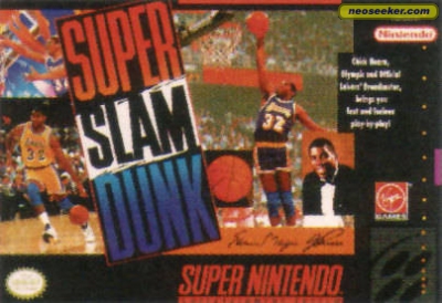 SNES - Super Slam Dunk Box Art Front