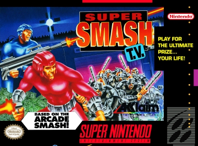 SNES - Super Smash TV Box Art Front