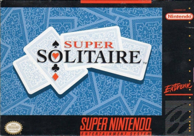 SNES - Super Solitaire Box Art Front