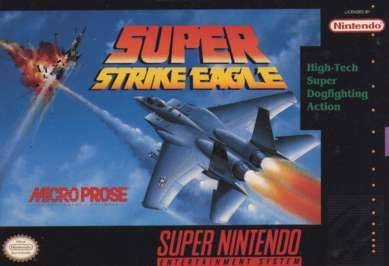 SNES - Super Strike Eagle Box Art Front
