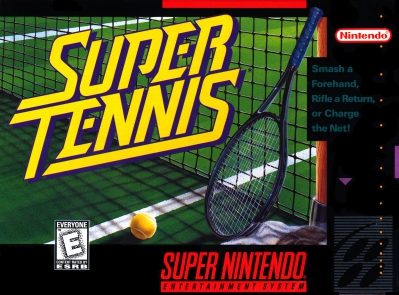 SNES - Super Tennis Box Art Front
