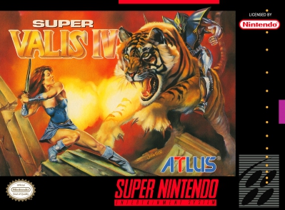 SNES - Super Valis IV Box Art Front