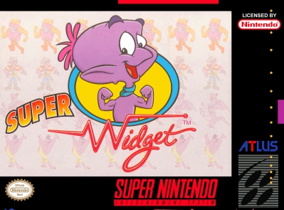 SNES - Super Widget Box Art Front