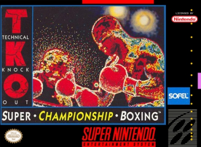 SNES - TKO Super Championship Boxing Box Art Front