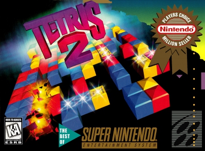 SNES - Tetris 2 Box Art Front