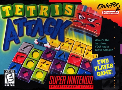 SNES - Tetris Attack Box Art Front