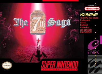 SNES - The 7th Saga Box Art Front