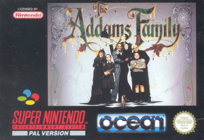 SNES - The Addams Family Box Art Front
