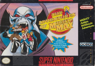 SNES - The Adventures of Mighty Max Box Art Front