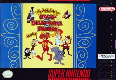 SNES - The Adventures of Rocky and Bullwinkle and Friends Box Art Front