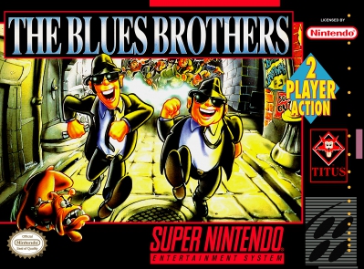 SNES - The Blues Brothers Box Art Front