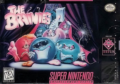 SNES - The Brainies Box Art Front