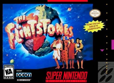 SNES - The Flintstones Box Art Front
