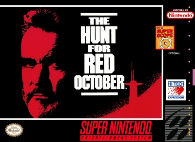 SNES - The Hunt for Red October Box Art Front