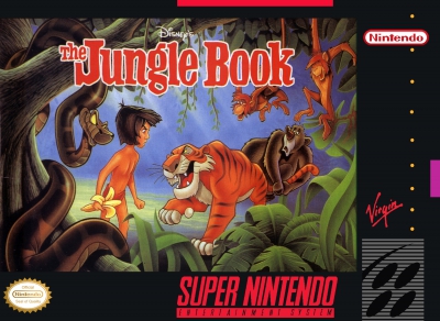 SNES - The Jungle Book Box Art Front