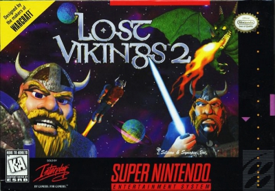 SNES - The Lost Vikings 2 Box Art Front