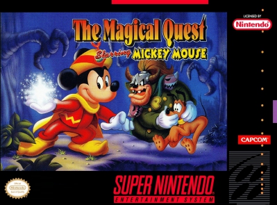SNES - The Magical Quest Starring Mickey Mouse Box Art Front